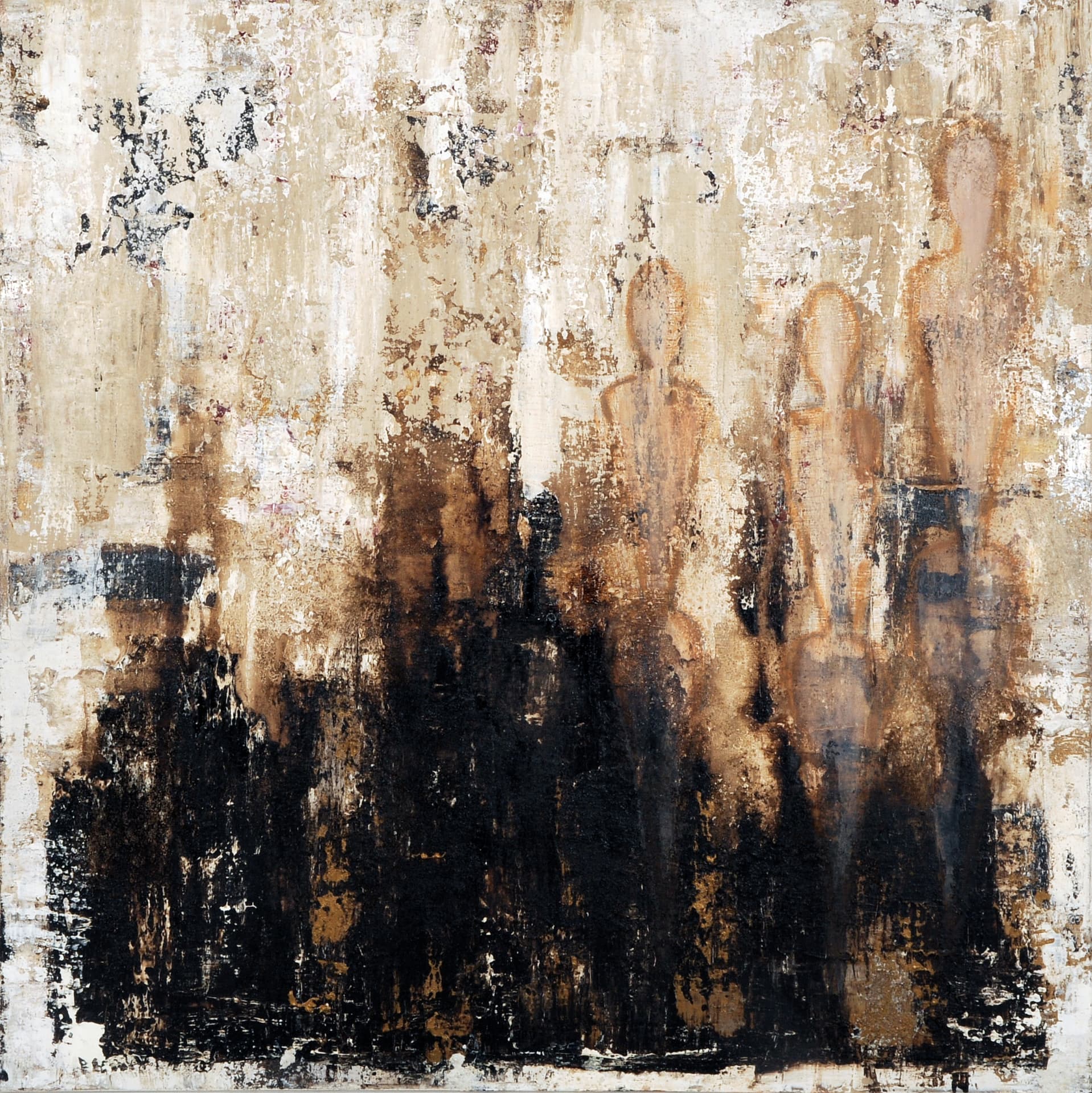 Abstraktes Gemälde „Nr. 12“ von Sandra Bucher