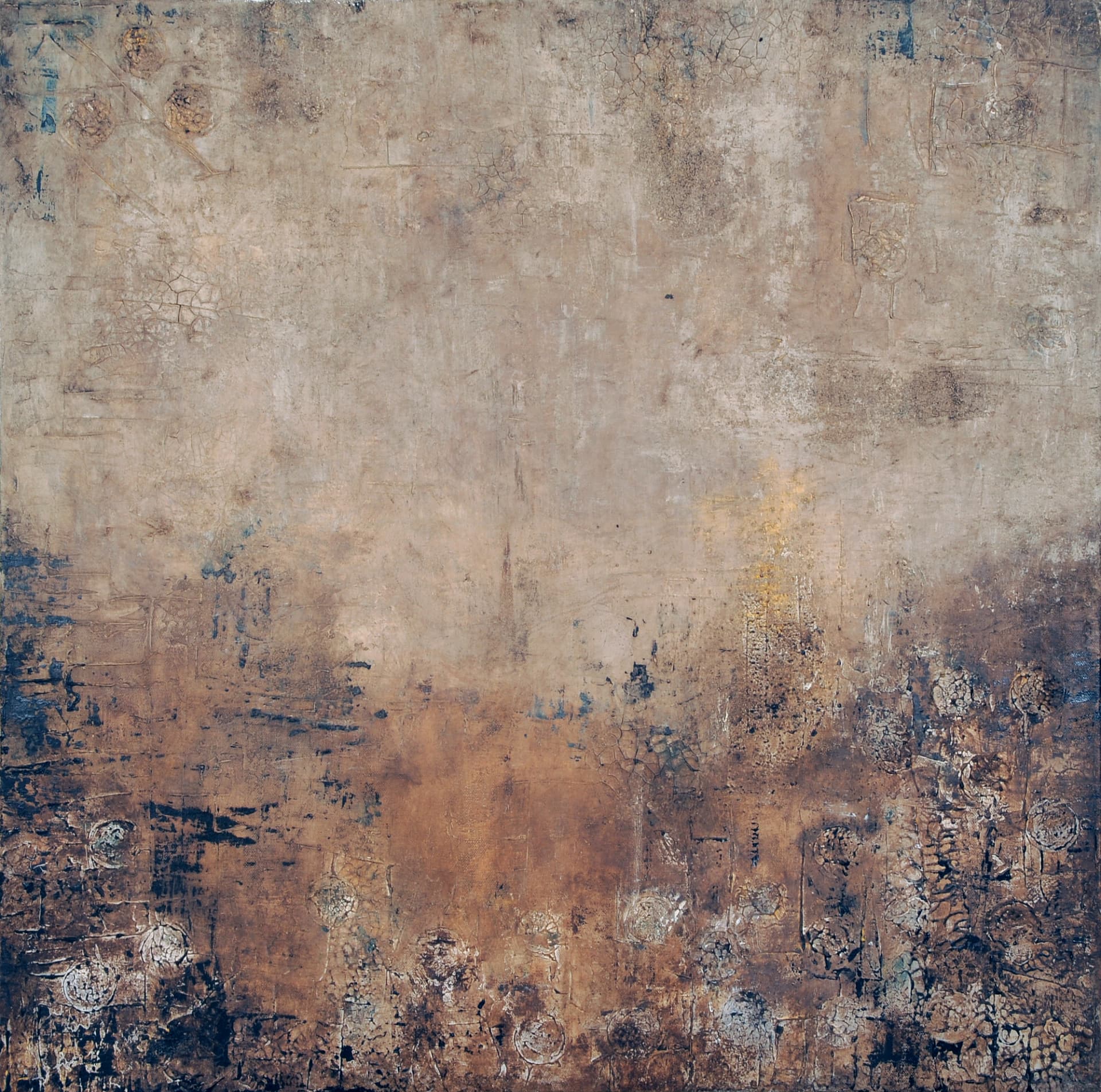 Abstraktes Gemälde „Nr. 16“ von Sandra Bucher