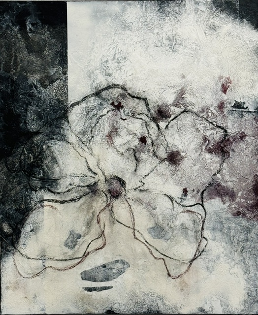 Abstraktes Gemälde „Nr. 42“ von Sandra Bucher
