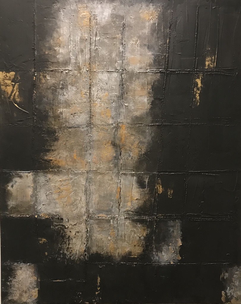 Abstraktes Gemälde „Nr. 14“ von Sandra Bucher