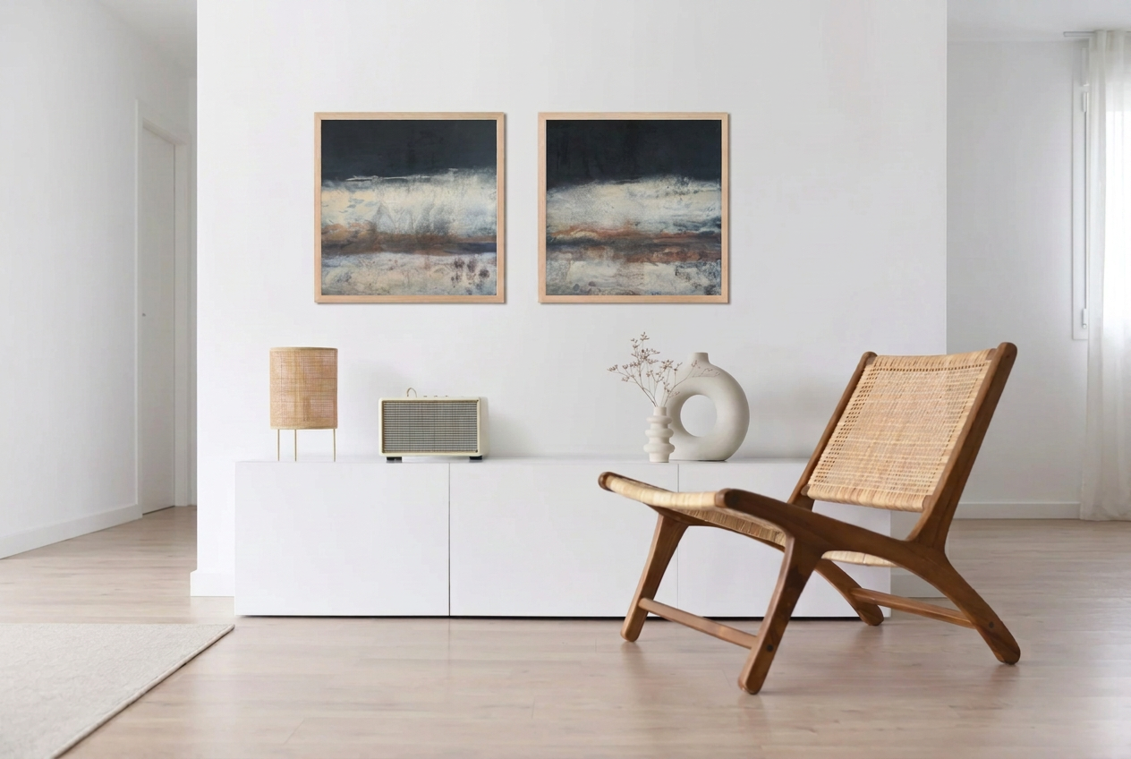 Neue 2-teilige Serie in einem hellen, modernen Wohnraum
